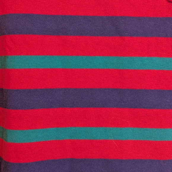 Lands' End Large Vintage Striped T-shirt Short Sleeve Pocket - Picture 5 of 13